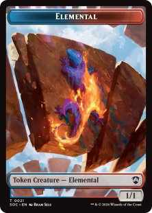 Elemental token (2/2) - Final Fantasy | Bazaar of Magic Elemental token (2/2) - Final Fantasy | Bazaar of Magic