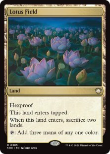 Lotus Field (#158) (galaxy foil) (borderless) - Edge of Eternities