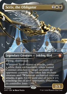 Scriv, the Obligator (foil) (borderless)