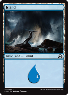 Island (#287) (foil)