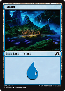 Island (#288) (foil)