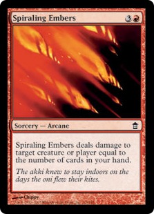 Spiraling Embers (foil)