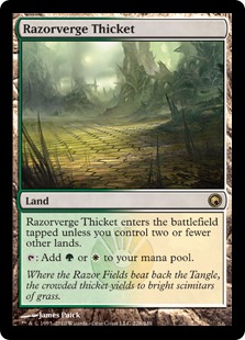 Razorverge Thicket (foil)