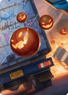 Art Card 6: Pumpkin Bombs