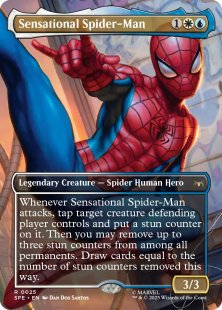 Sensational Spider-Man (foil) (borderless)