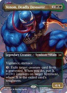 Venom, Deadly Devourer (foil) (borderless)