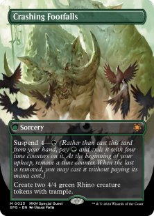 Crashing Footfalls (MKM) (foil) (borderless)