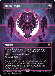 Mana Crypt (#17d) (Neon Ink) (foil) (borderless)