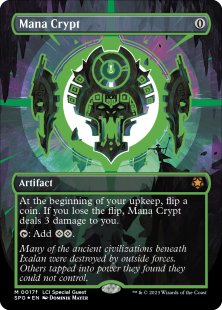 Mana Crypt (#17f) (Neon Ink) (LCI) (foil) (borderless)