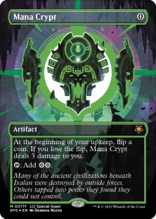 Mana Crypt (#17f) (Neon Ink) (foil) (borderless)