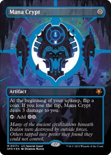 Mana Crypt (#17c) (Neon Ink) (LCI) (foil) (borderless)