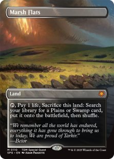 Marsh Flats (foil) (full art) - Zendikar Expeditions