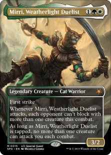 Mirri, Weatherlight Duelist (LCI) (borderless)