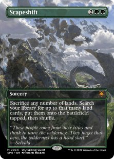 Scapeshift (OTJ) (foil) (borderless)