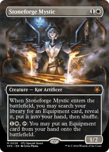 Stoneforge Mystic (OTJ) (foil) (borderless)