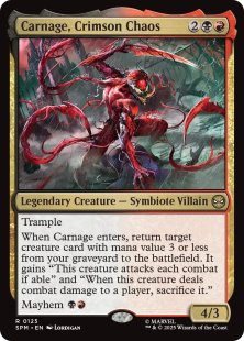 Carnage, Crimson Chaos 20枚 Carnage, Crimson Chaos - Marvel's Spider-Man | Bazaar of Magic