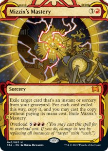 Mizzix's Mastery (1) (foil-etched) (showcase)