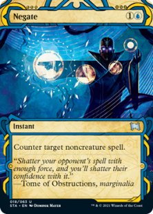 Negate (1) (foil) (showcase)