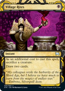 Village Rites (1) (foil) (showcase)