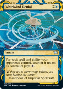 Whirlwind Denial (1) (foil-etched) (showcase)