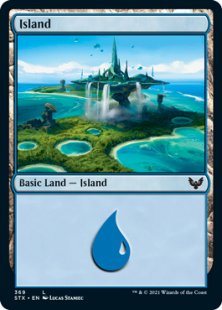 Island (#369) (foil)