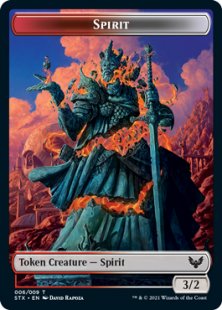 Spirit token (3/2) - Strixhaven: School of Mages | Bazaar of Magic