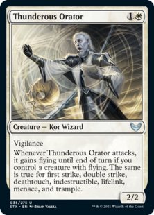 Thunderous Orator (foil)