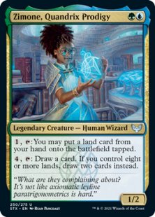 Zimone, Quandrix Prodigy (foil)