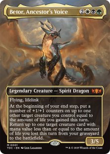 Betor, Ancestor's Voice (foil) (borderless)