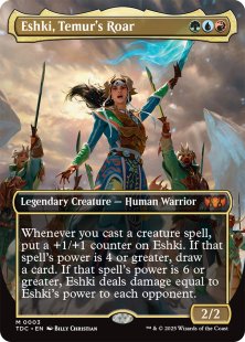Eshki, Temur's Roar (foil) (borderless)