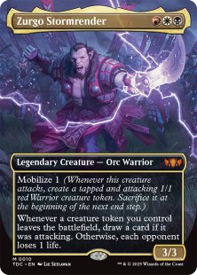 Zurgo Stormrender (foil) (borderless)