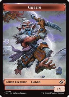 ゴブリントークン　goblin token 3枚セット Goblin · WOE Japanese Promo Tokens (WWOE) #4 · Scryfall