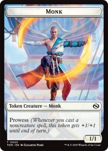 Monk token (foil) (1/1)