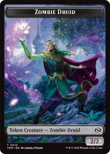 Zombie Druid token (2/2)