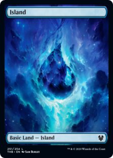 Island (#251) (foil) (full art)