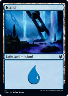 Island (#281) (foil)