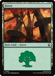 Forest (#258) (The Full-Text Lands) - Secret Lair Drop