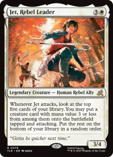 Jet, Rebel Leader (extended art) - Avatar: The Last Airbender Eternal Varianten | Bazaar of Magic