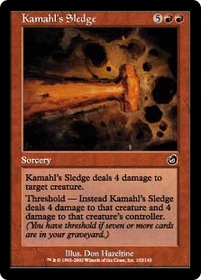 Kamahl's Sledge (foil)