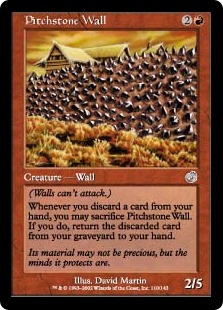 Pitchstone Wall (foil)