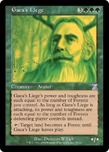 Gaea's Liege (foil)