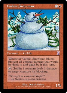 Goblin Snowman (foil)
