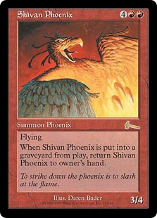 Shivan Phoenix (foil)