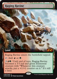 Raging Ravine (foil) (extended art)