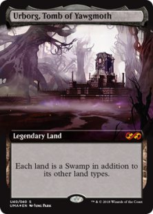 Urborg, Tomb of Yawgmoth (foil) (extended art)
