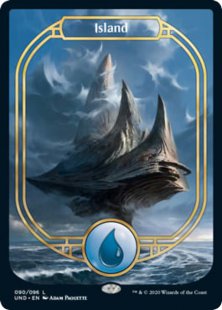 Island (2) (foil) (full art)