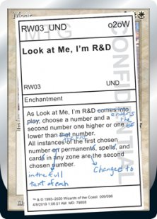 Look at Me, I'm R&D