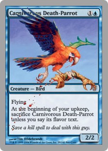 Carnivorous Death-Parrot (foil)