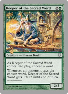 Keeper of the Sacred Word (foil)