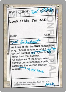 Look at Me, I'm R&D